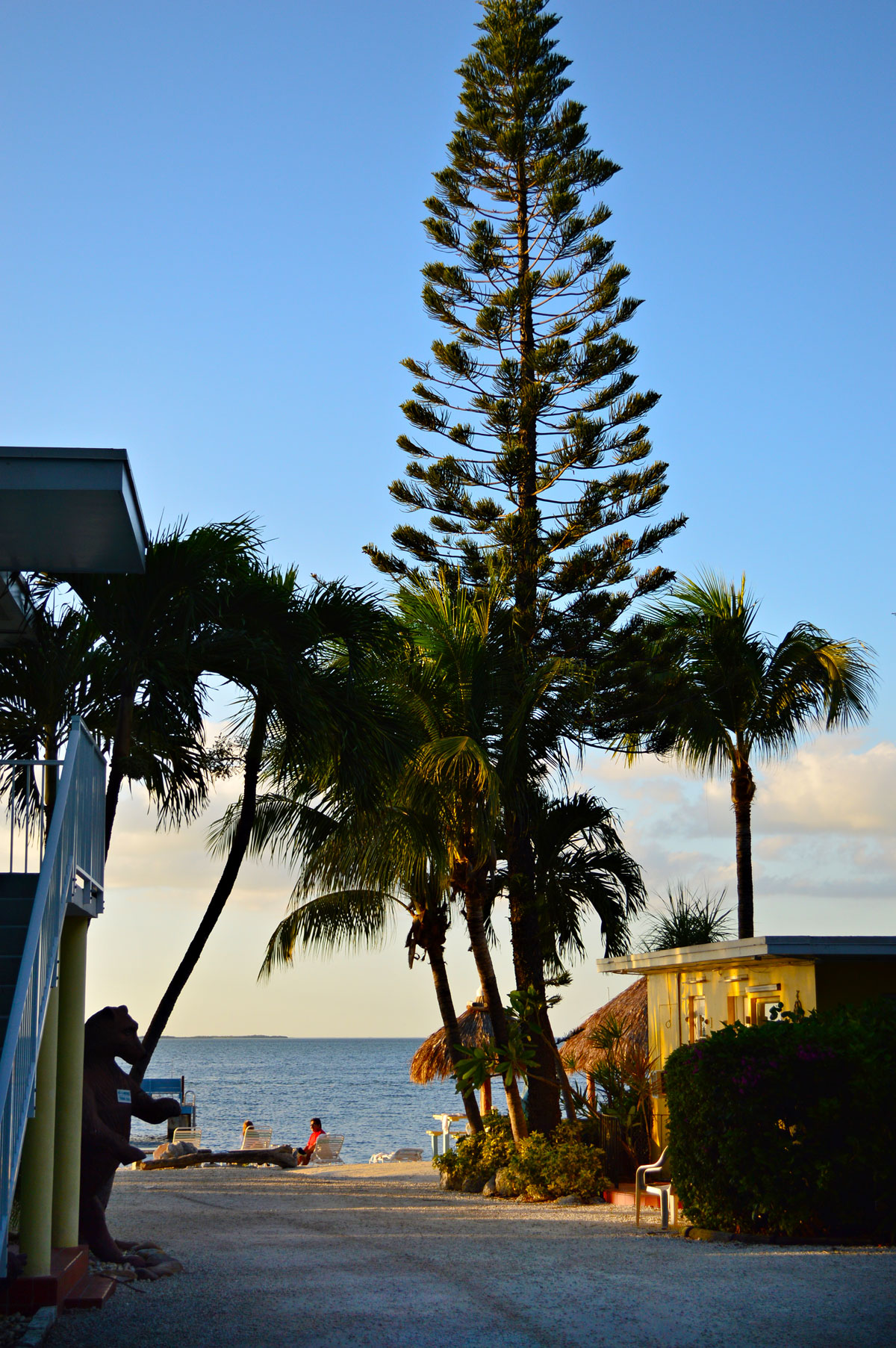 Pathway to the beach at Sunset Cove Beach Resort Key Largo