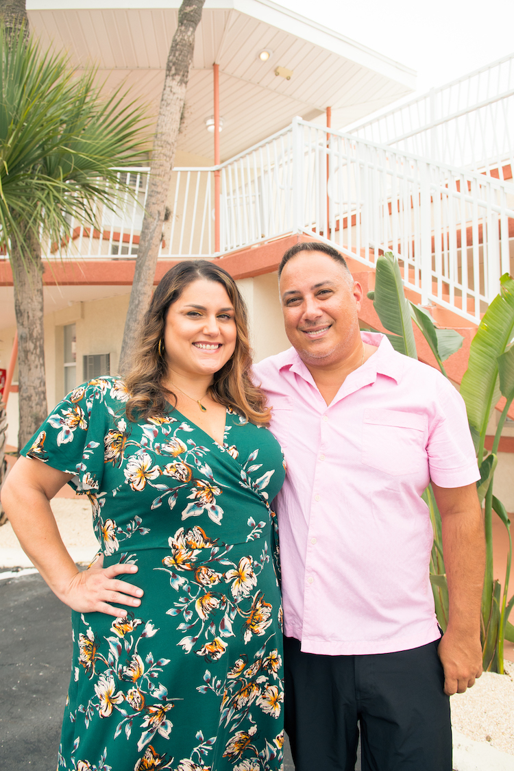 Leila  and Adam Bedoian, owners of the new hotel, The Local - St. Augustine.