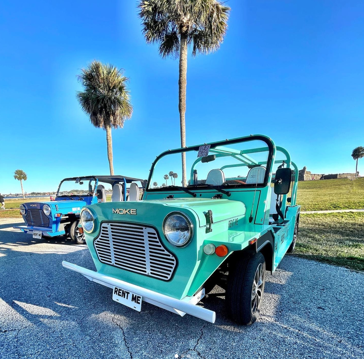 Seaside Adventures Moke and slingshot rentals in St. Augustine and Jacksonville