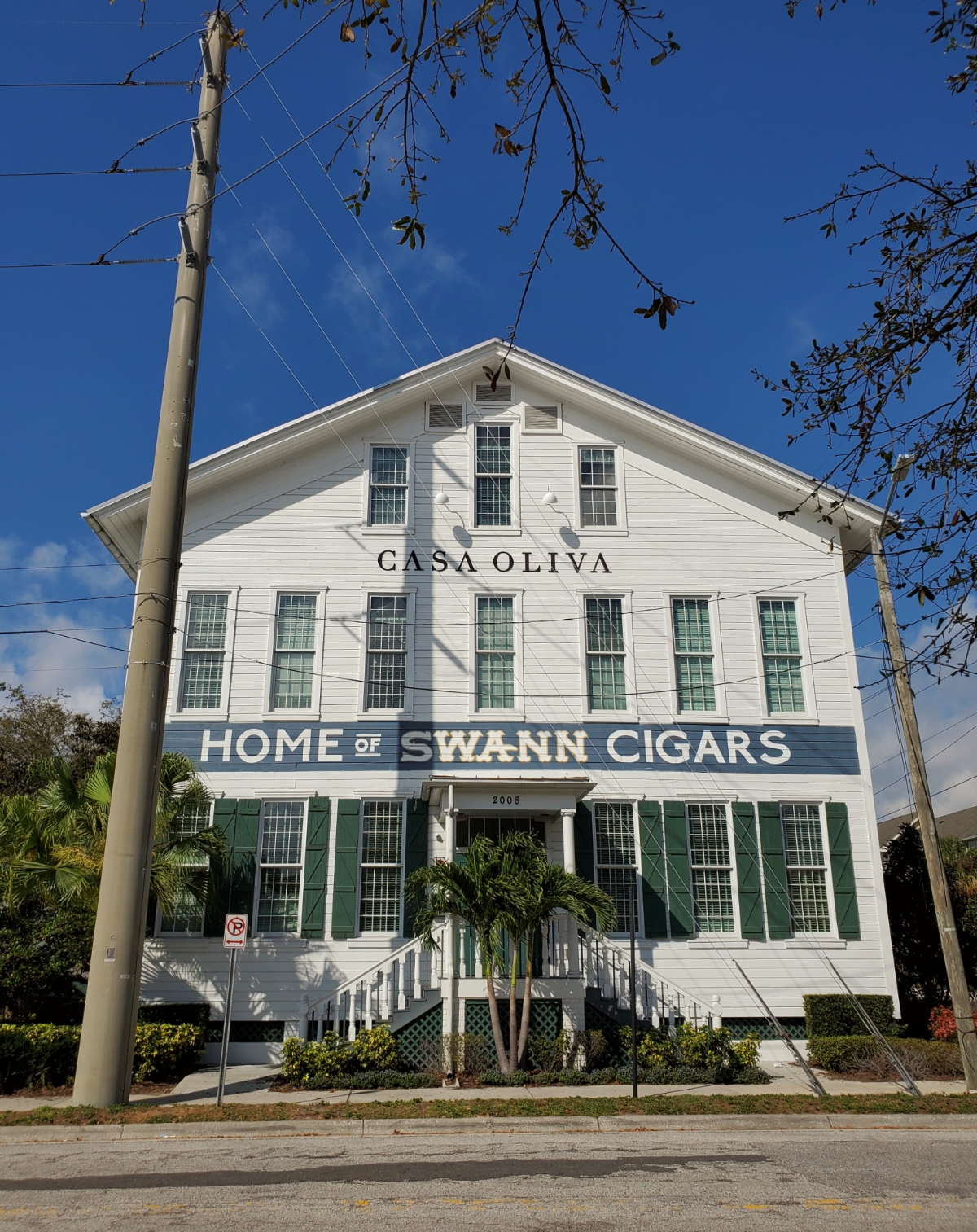 Home of Swann Cigars, now apartments, oldest  and only remaining wooden cigar factory. Built in 1885.